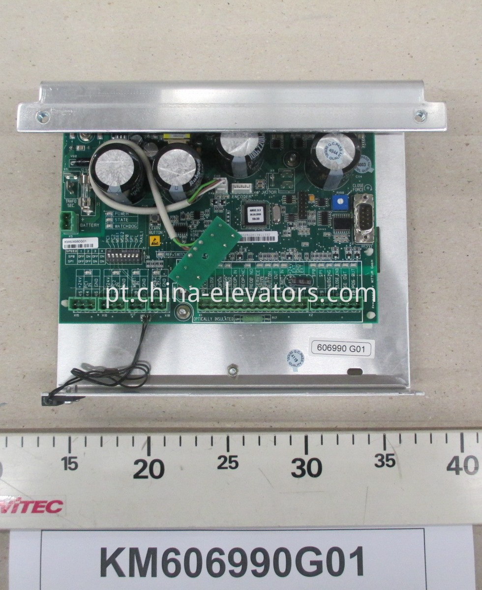 KM606990G01 UNIDADE DE ACIONAMENTO DE PORTA KONE, AMD DRIVE D7 KM606990G01 KONE DOOR DRIVE UNIT, AMD DRIVE D7